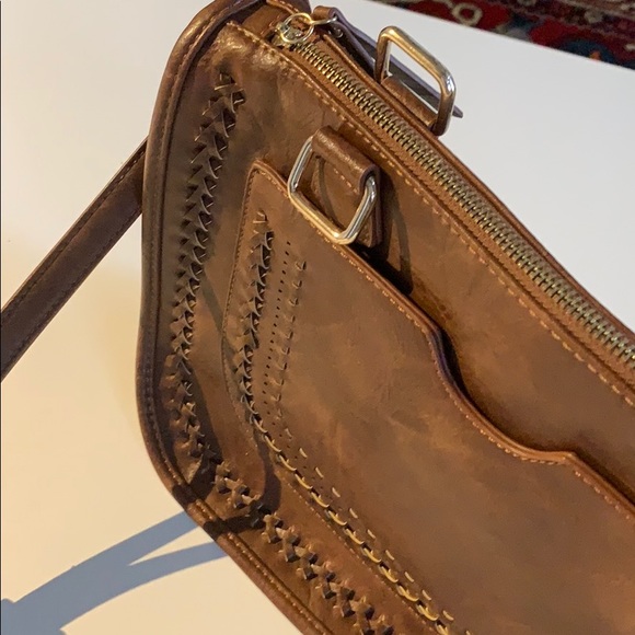 Madison West Tooled Leather Bag - Picture 4 of 7